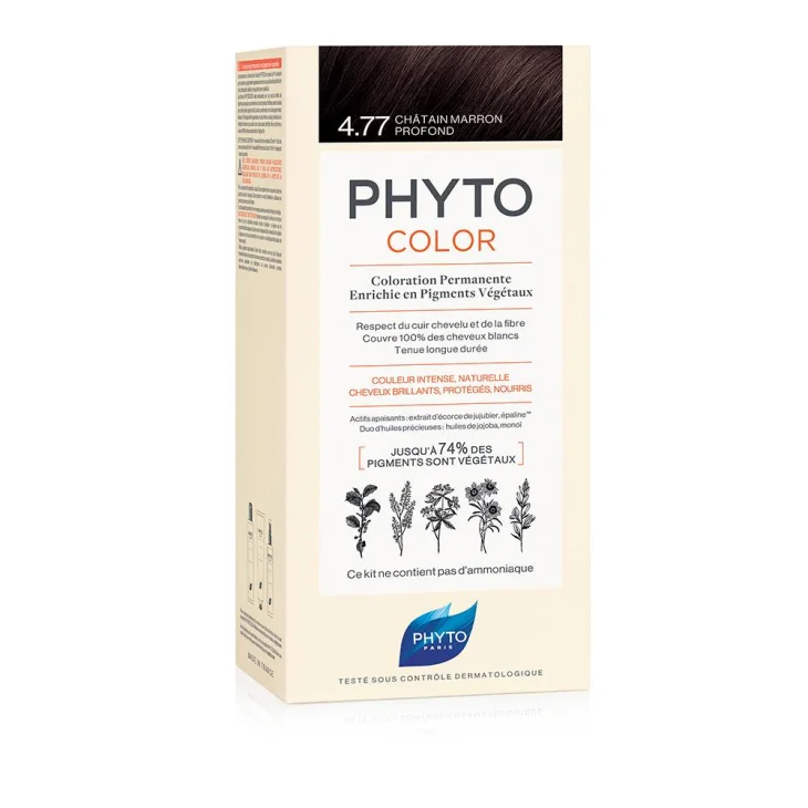 Phyto Phytocolor 4.77 Castano Marrone Intenso Colorazione Permanente Per Capelli