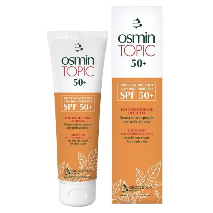 Osmin Topic Crema Solare Viso Protezione Molto Alta 50+ 90 ml