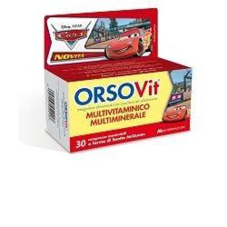 ORSOVIT MULTIVITAMINICO DISNEY CARS 30 COMPRESSE