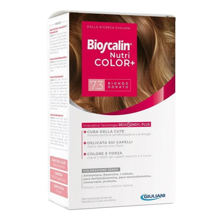 Bioscalin Nutricolor+ 7,3 Biondo Dorato Colorazione Permanente