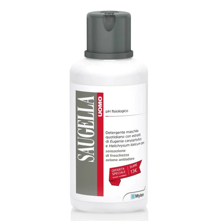 Saugella Uomo Detergente per corpo e igiene intima 500 ml