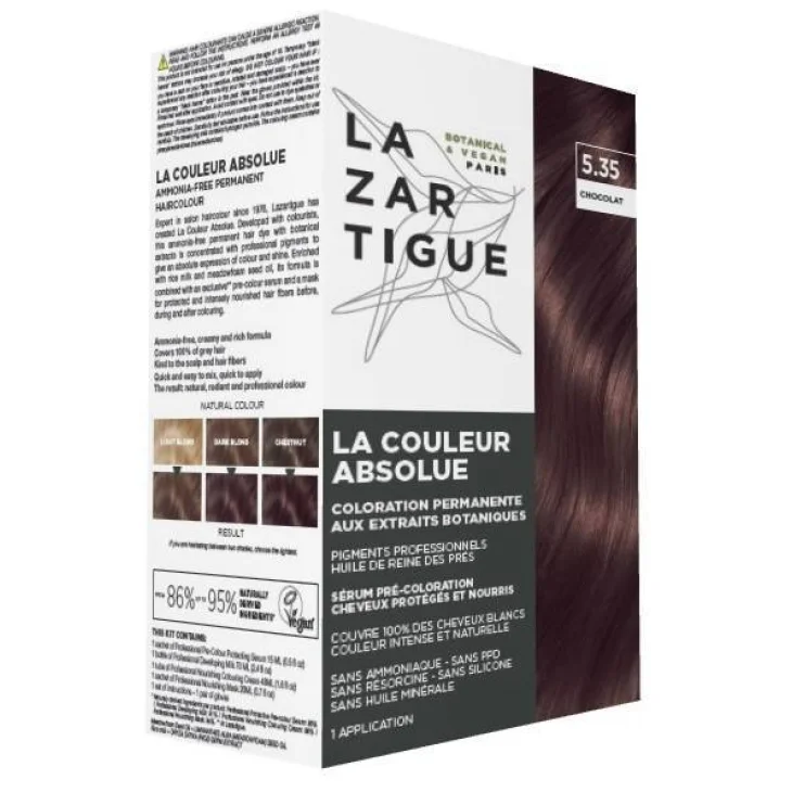 Lazartigue La Couleur Absolue Tinta Capelli 5.35 Cioccolato