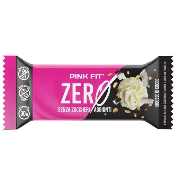 Pink Fit Zero Barretta Mousse di Cocco 30 g