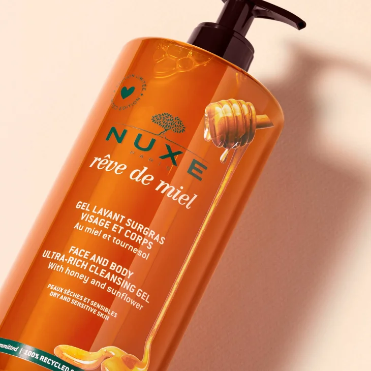 Nuxe Rêve De Miel Gel Detergente Viso E Corpo Al Miele In Edizione Limitata 750ml