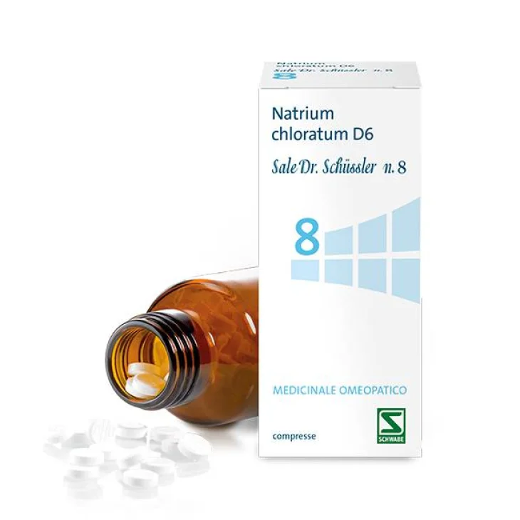 NATRIUM CHLORATUM D6 SALE DR.SCHUSSLER N.8*D6 200 cpr flacone