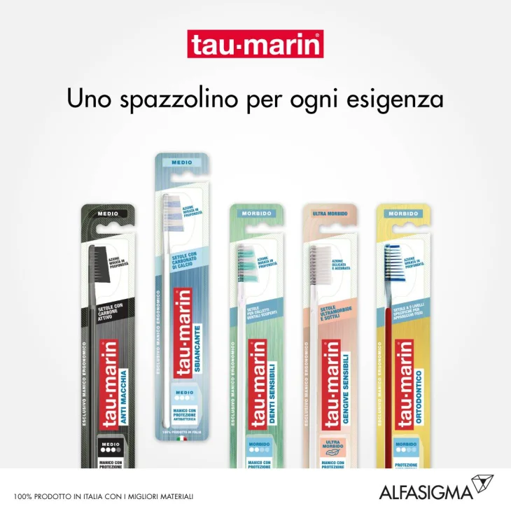 Tau-Marin Spazzolino Professional White Con Antibatterico