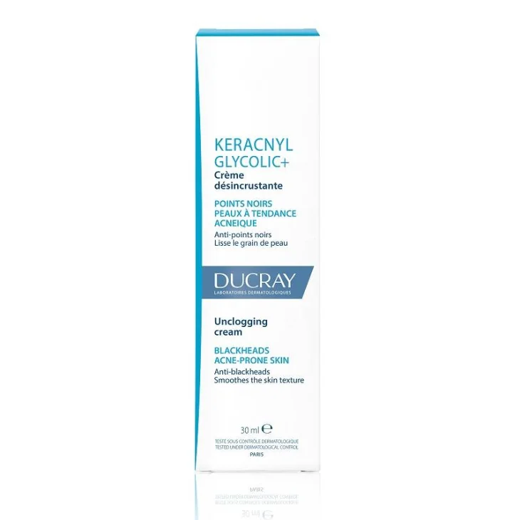 Ducray Keracnyl Glycolic+ Crema Purificante Punti Neri 30 ml