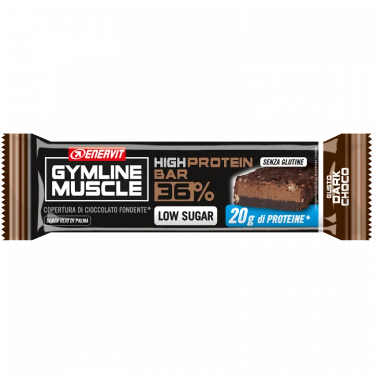 Enervit Gymline Protein Bar 36% Dark Chocolate Barretta energetica 55 g