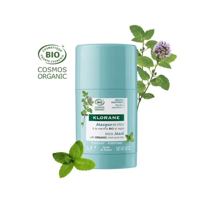 Klorane Maschera Stick alla Menta BIO e all'Argilla 25 gr