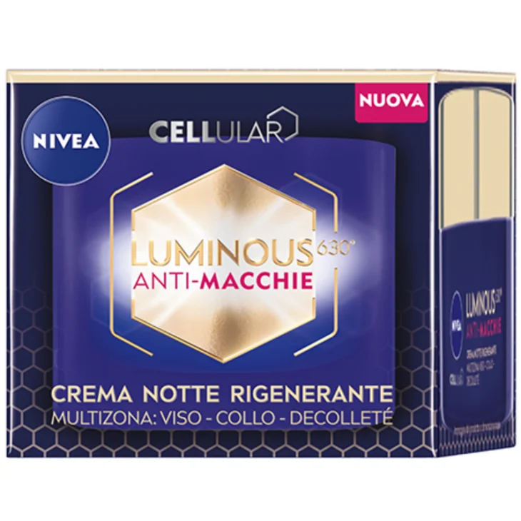 Nivea Viso Cellular Luminous630 Anti Macchie Crema Notte Rigenerante 50 ml