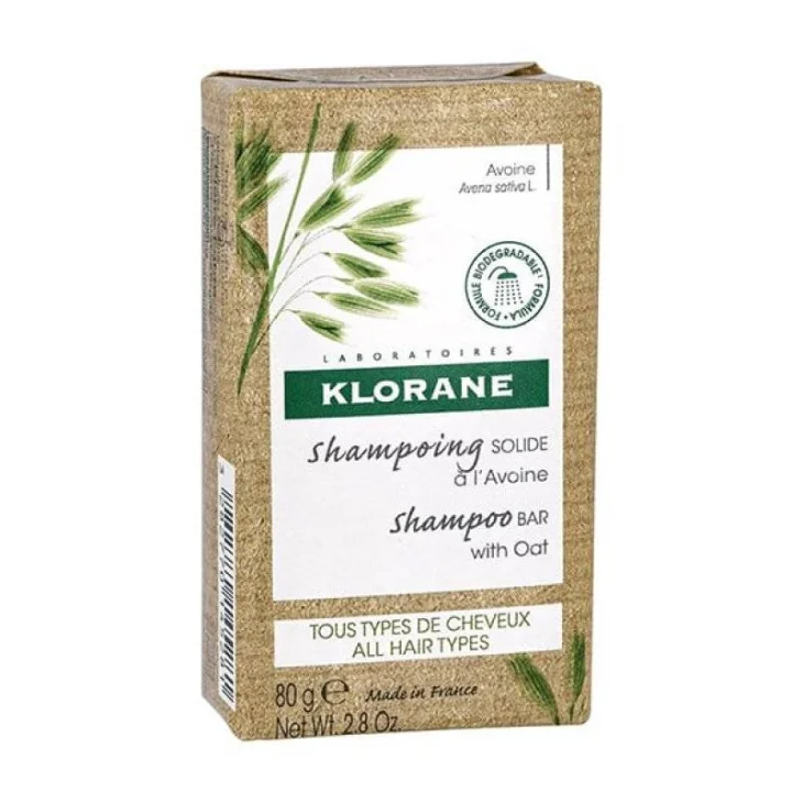 Klorane Shampoo Solido Avena Bio Delicato 80 g