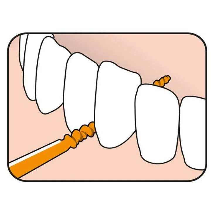 TePe EasyPick Stick Dentale Misura Xsmall/Small Arancione 12 pezzi