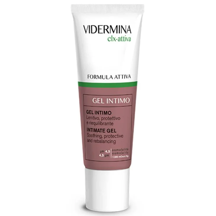 Vidermina CLX-Attiva 0.2% Gel Intimo Lenitivo e Riequilibrante Nuova Formula 30 ml