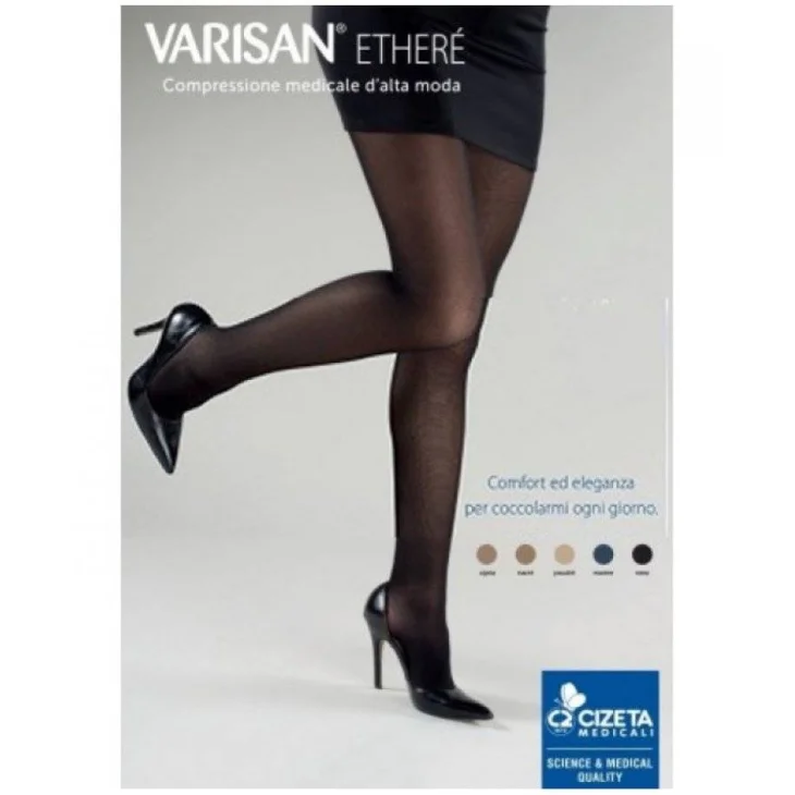 Varisan Ethere 15-20 mmHg Collant At PA Normale Nero 3