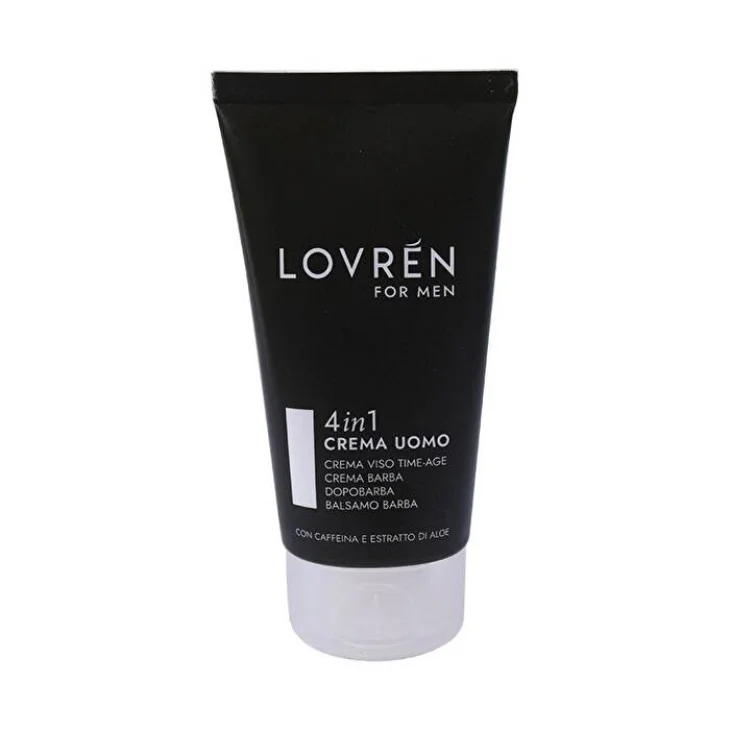 Lovren 4 In 1 Crema Viso Uomo Time Age e Dopobarba 50 ml