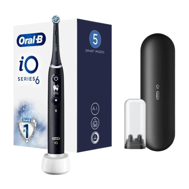 Oral-B Io Series 6 Black Spazzolino Elettrico