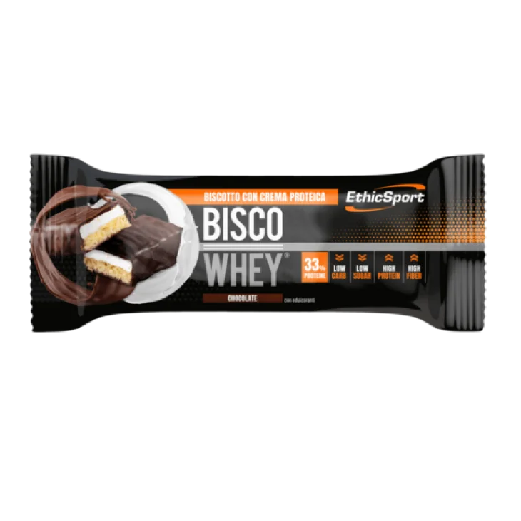 Ethic Sport Bisco Whey Chocolate Barretta Proteica Gusto Cioccolato 40 g