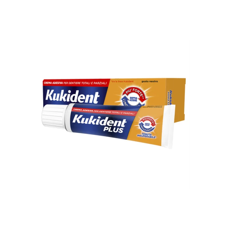 Kukident Plus Doppia Azione Crema Adesiva 65 g