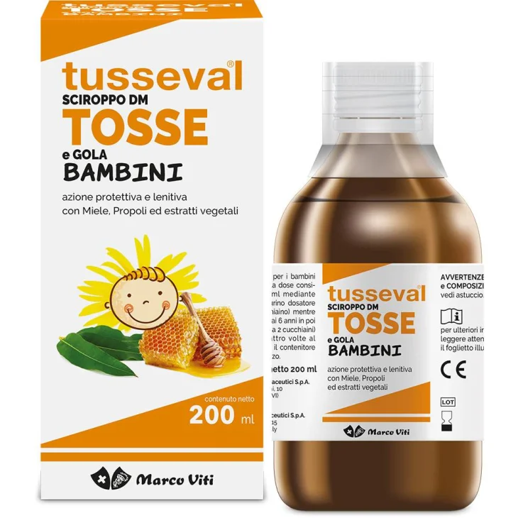 Tusseval Sciroppo Tosse Bambini 200 Ml