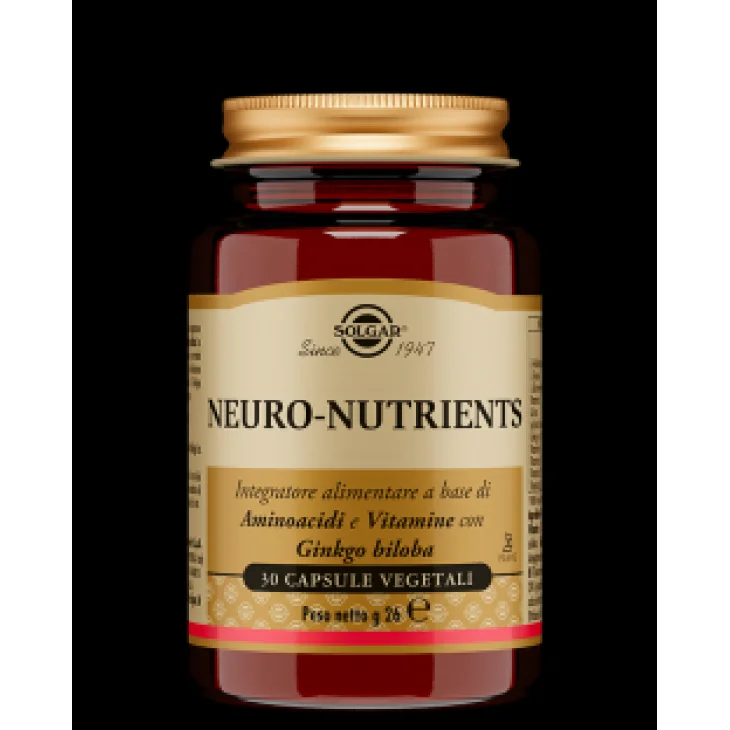 Solgar Neuro Nutrients Memoria e Concentrazione 30 Capsule Vegetali