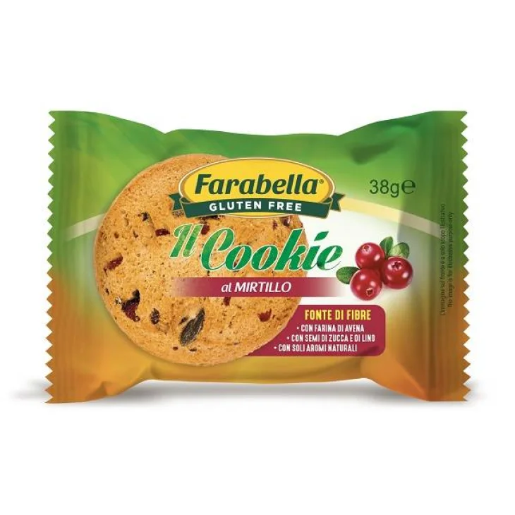 Farabella Cookie al Mirtillo Snack senza glutine 38 g