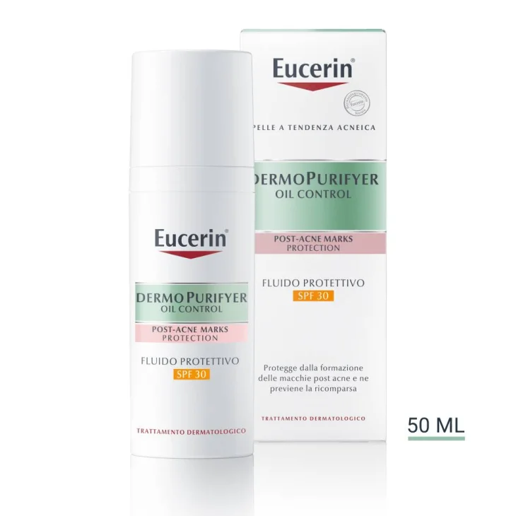 Eucerin Dermopurifyer Protective Fluid Spf30 Post Acne 40 Ml