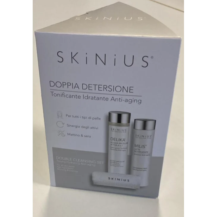 Skinius Doppia Detersione Antiaging Cofanetto