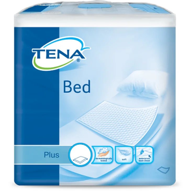 Tena Bed Traversa per Incontinenza non Rimboccabile 60x60 cm Plus 40 Pezzi