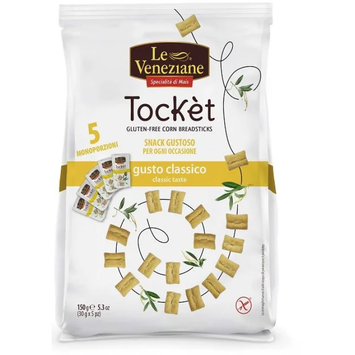 Le Veneziane Tockèt Classico 30 g x 5 Pezzi