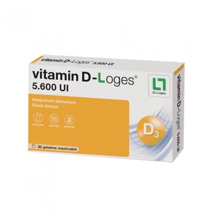 Biofarmex Vitamin D-Loges Integratore di Vitamina D 30 gelatine