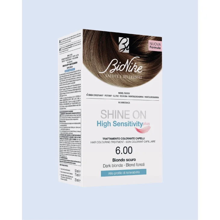 Bionike Shine On High Sensitivity Plus Biondo Scuro 6,00 Trattamento Colorante per Capelli