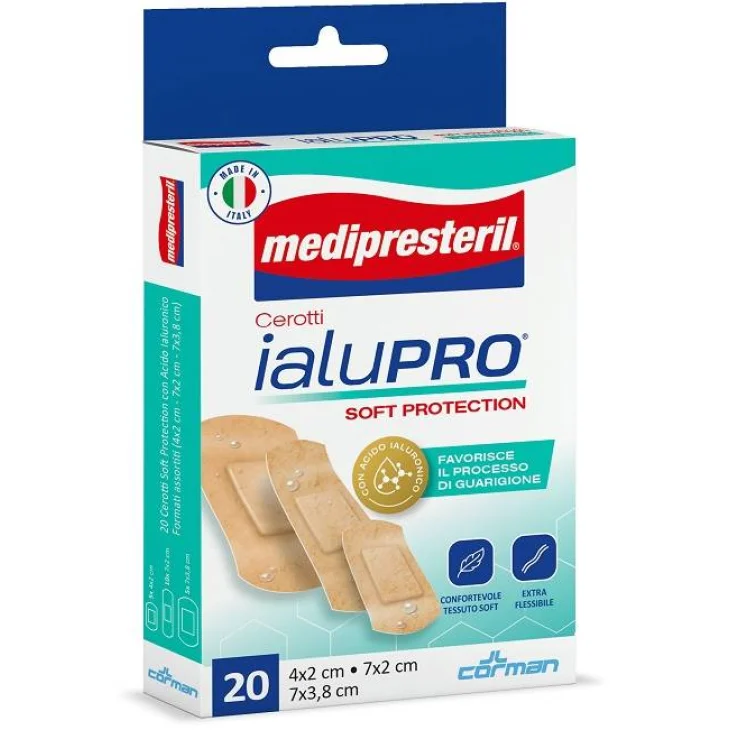 Medipresteril Ialupro Soft Protection Cerotti 3 formati 20 pezzi