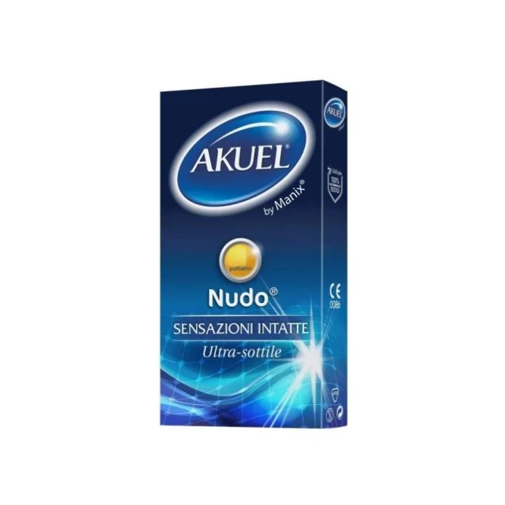 Akuel Nudo Supersottile Profilattico 8 pezzi