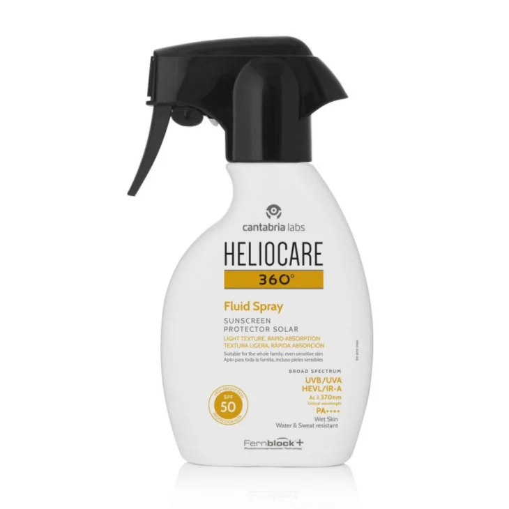 Heliocare 360° Fluid Spray Spf 50 Protezione Solare Corpo 250 ml