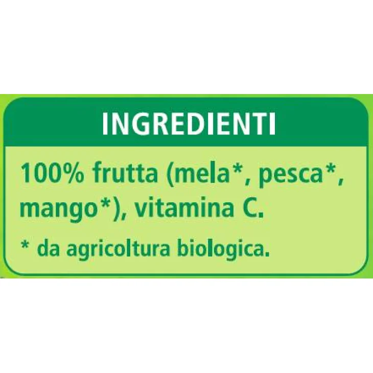 Hipp Bio Merenda Biologica Frutta Grattugiata Mela e Pesca