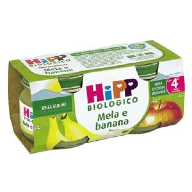 Hipp Bio Omogeneizzato Biologico Mela e Banana