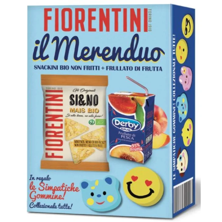 Fiorentini Merenduo Bio Si&No Di Mais 20 g + Frullato Di Frutta 125 ml + Omaggio