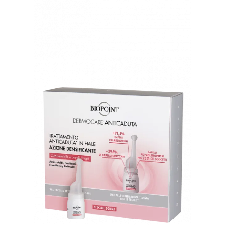 Biopoint Dermocare Trattamento anticaduta per la donna 20 fiale