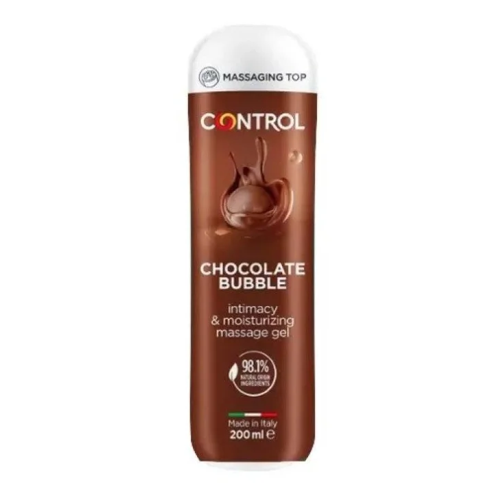 Control Bubble Chocolate Gel intimo 3 in 1 200 ml