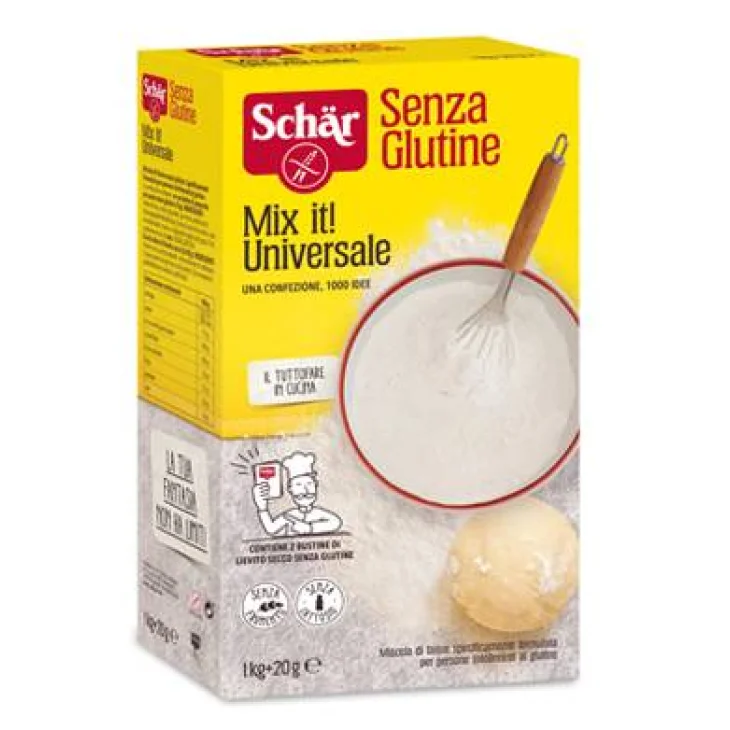 Schar Mix It Farina universale senza lattosio e glutine 1Kg + 20g