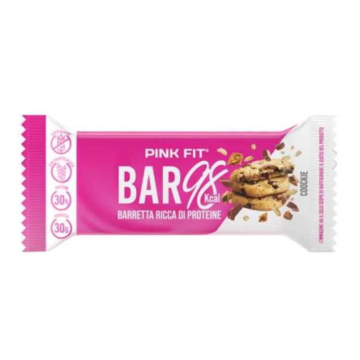 ProAction Pink Fit Bar 98 Kcal Barretta Proteica Gusto Cookie 30 g