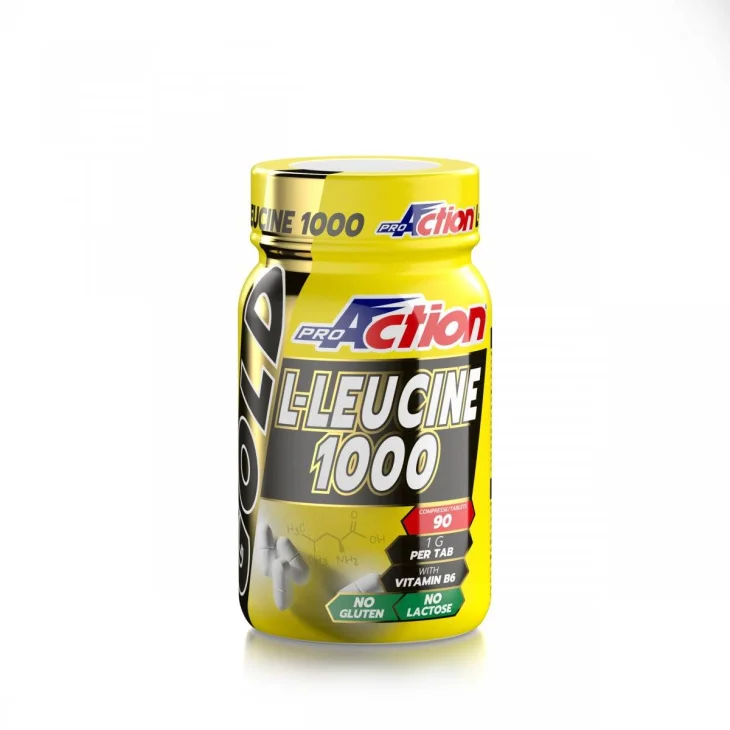 ProAction Gold Leucine Integratore Alimentare a base di Leucina 90 compresse