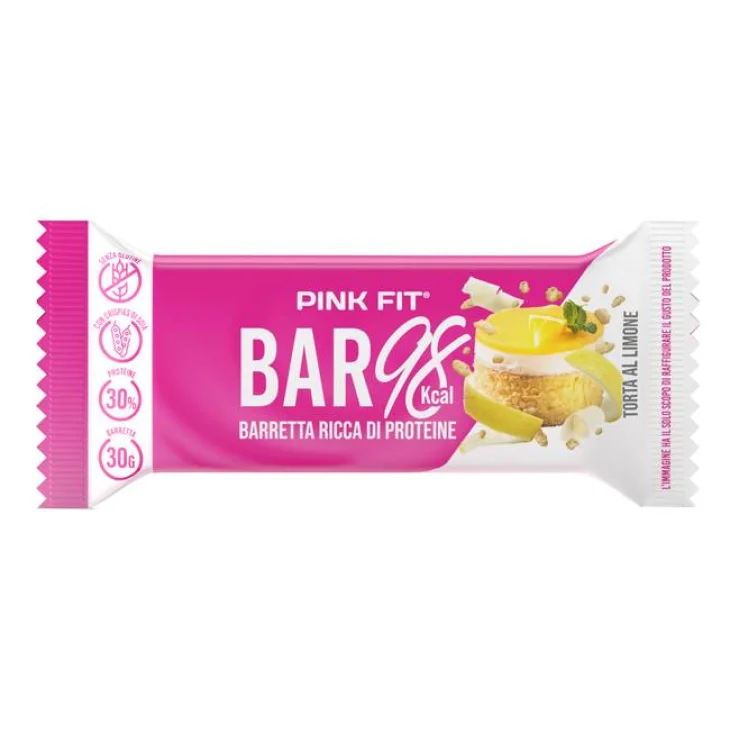 Pink Fit Barretta Proteica Gusto Torta al Limone 30 g