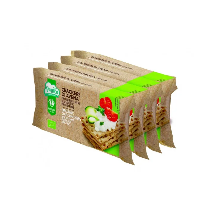 Probios Bio Crackers Con Fiocchi Di Avena Senza Glutine 4 x 35 g