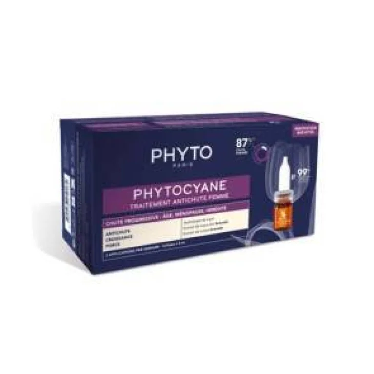 Phyto Phytocyane Fiale Anti-Caduta Progressiva Dei Capelli Donna 12x5ml