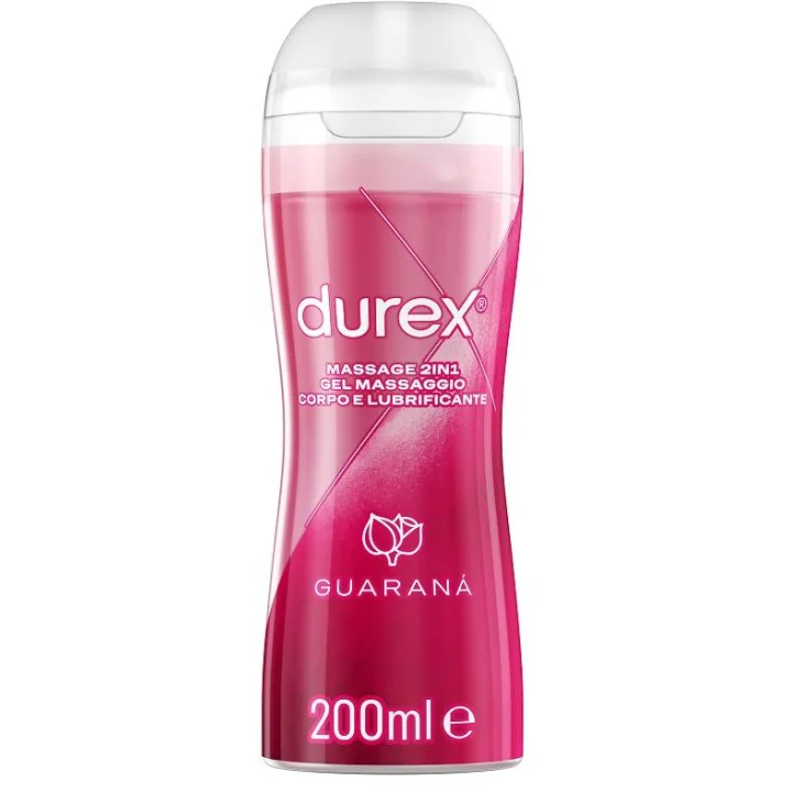 Durex Massage 2 in 1 Stimulating Gel Lubrificante Guaranà 200 ml