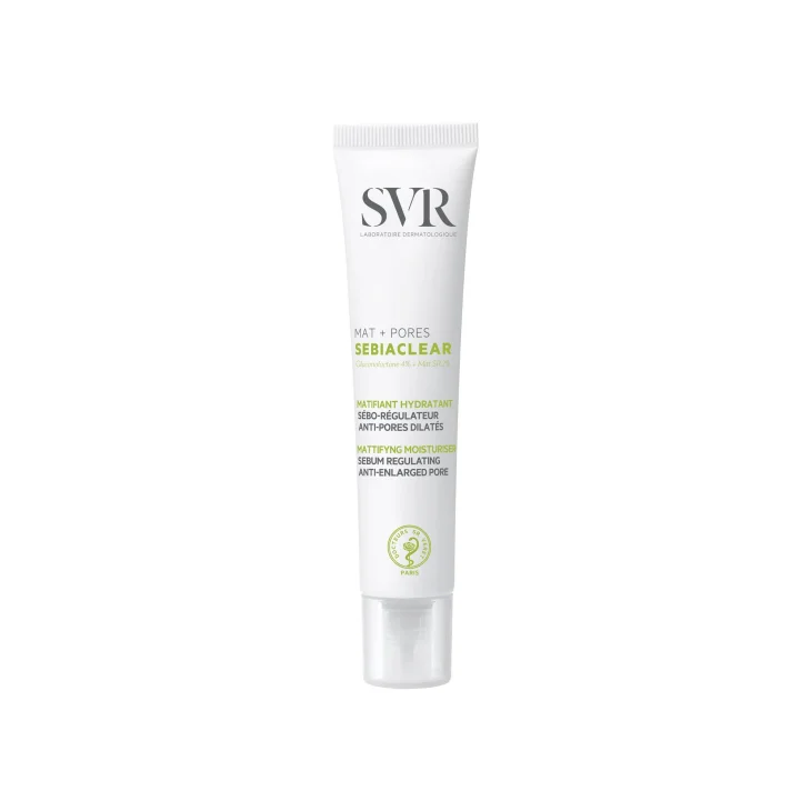 SVR Sebiaclear Mat + Pores Crema Viso Sebo-Regolatrice 40 ml