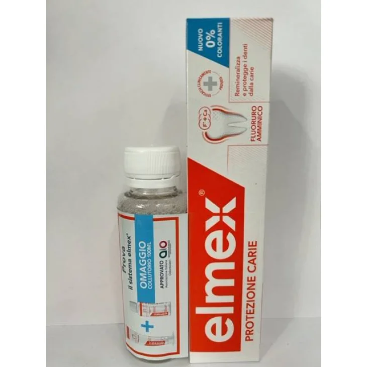 Elmex Dentifricio Protezione Carie Più Collutorio 75+100 ml