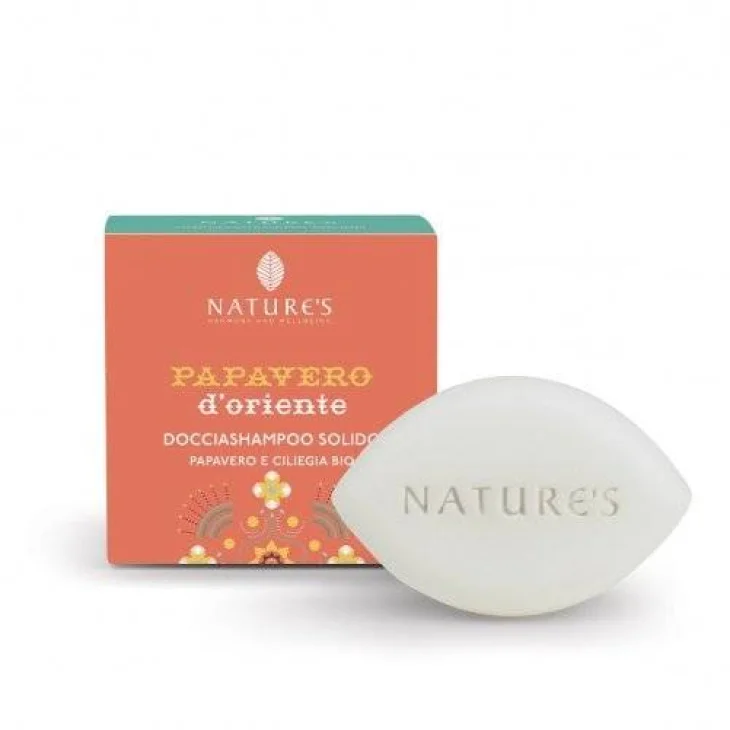 Nature's Papavero d'Oriente Docciashampoo Solido 60 g