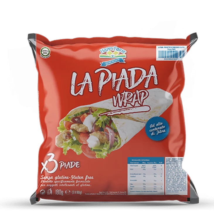 Happy Farm La Piada Piadina Senza Glutine 180 G